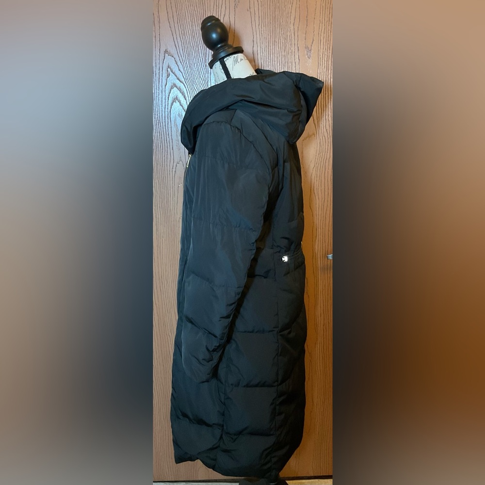 Portrait collar puffer coat - Picture 6 of 7